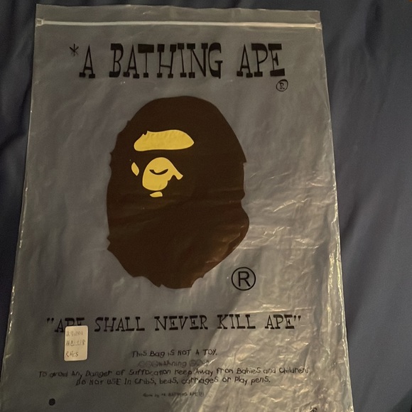 Bape Color Camo Shark Tee Navy/Purple Camo - Picture 3 of 3